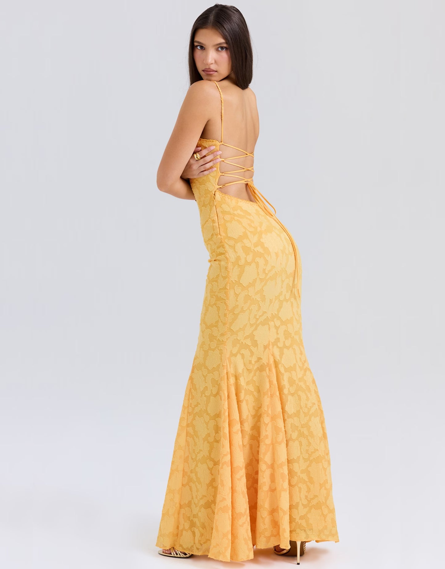 Maude Maxi Dress - Yellow