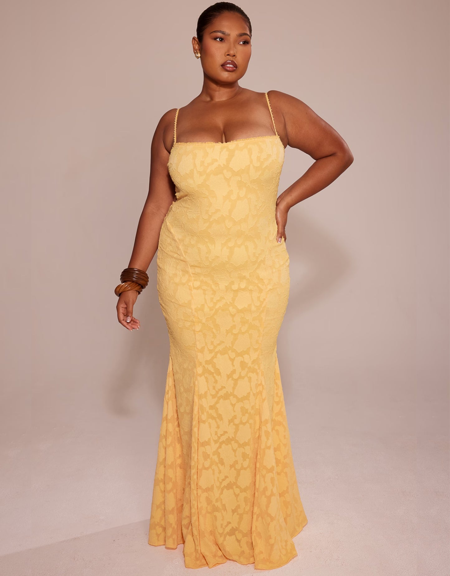 Maude Maxi Dress - Yellow